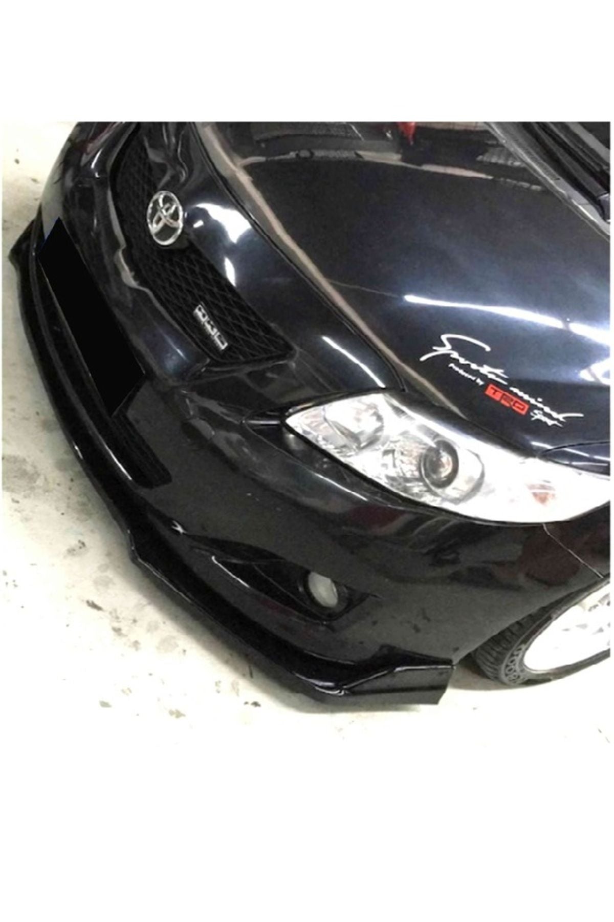 Universal Esnek 3 Parça Lip Karlık / Bodykit Pianoblack Kanatlı Siyah