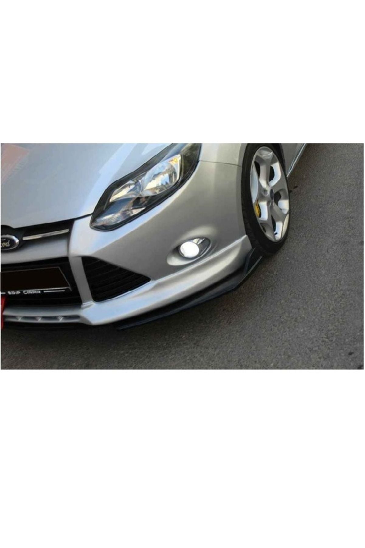 Universal Esnek 3 Parça Lip Karlık / Bodykit Pianoblack Kanatlı Siyah