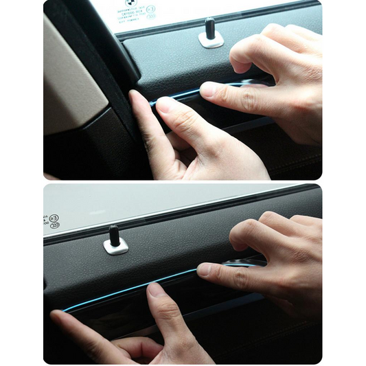 Buz Mavisi Araç İçi Neon Şerit Aydınlatma 2 Metre