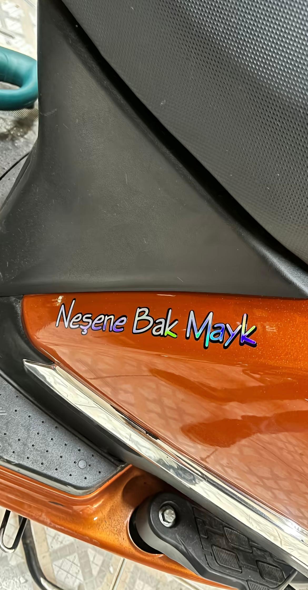 Kişiye Özel Araç Arkası Yazı