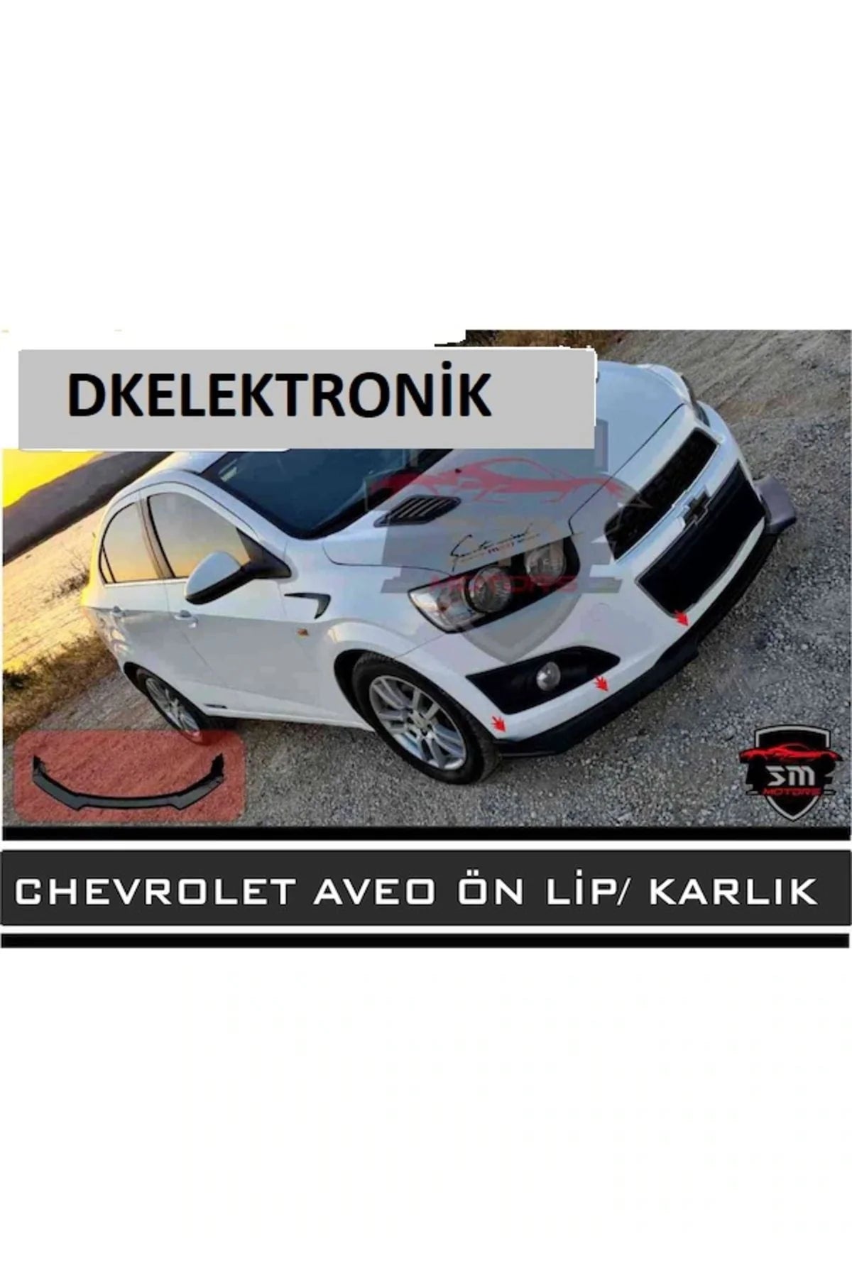Universal Esnek 3 Parça Lip Karlık / Bodykit Pianoblack Kanatlı Siyah