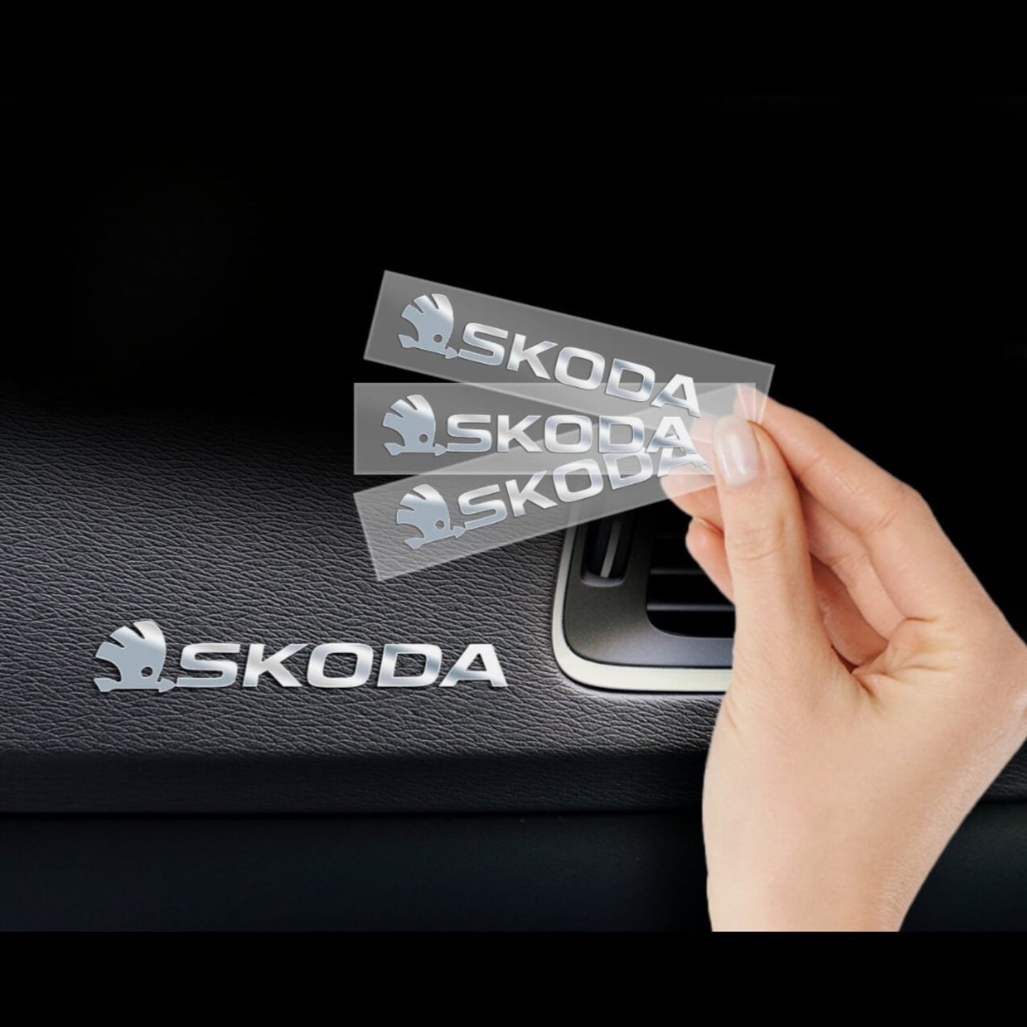 Metal Araç Sticker 5’li Set