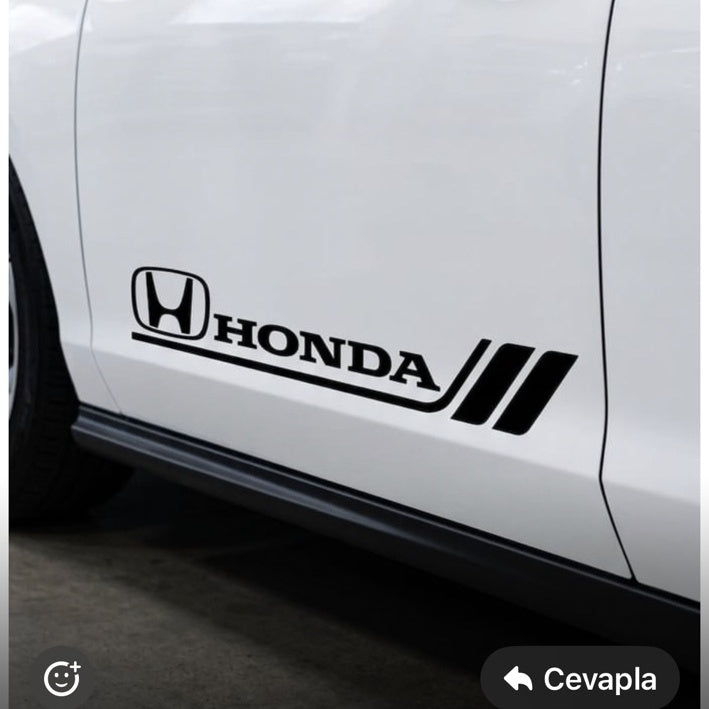 Araç Marka Sticker 2’li Set Sportif Oto Sticker