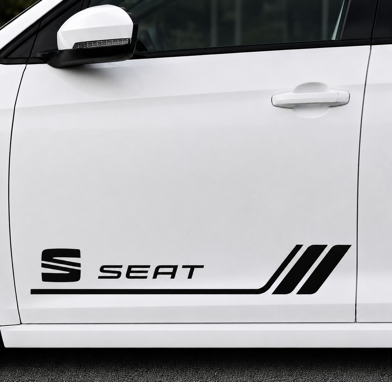 Araç Marka Sticker 2’li Set Sportif Oto Sticker
