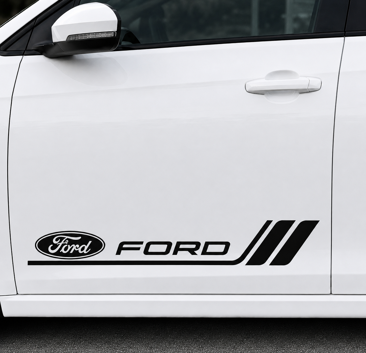 Araç Marka Sticker 2’li Set Sportif Oto Sticker