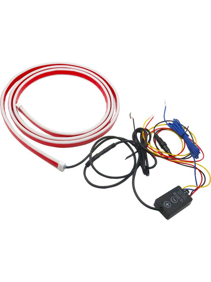 Açılış Fonksiyonlu Boydan Kaput Kayar LED Şerit – Beyaz Renk (Su Geçirmez & Esnek Tasarım)