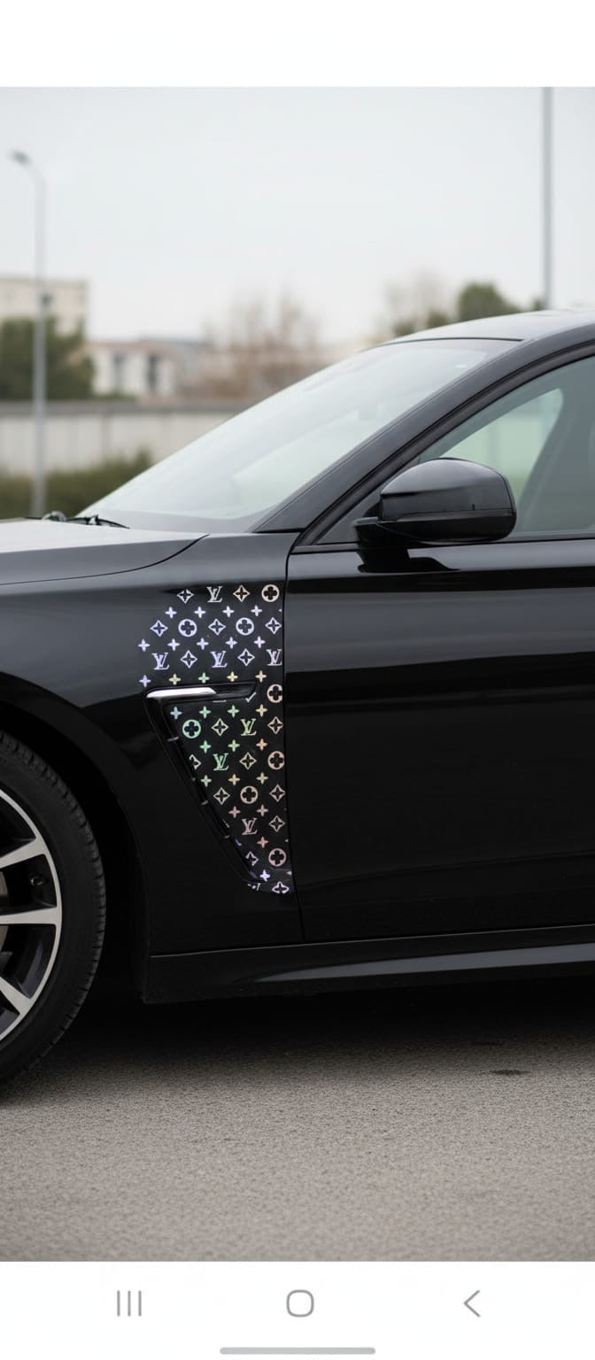 Lv Desen Stiker Folyo Kesim