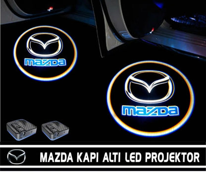 Araç Kapı Altı Logo Led Işık ( 2 adet )