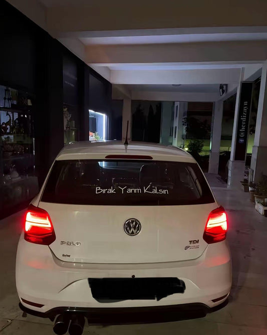 Kişiye Özel Araç Arkası Yazı