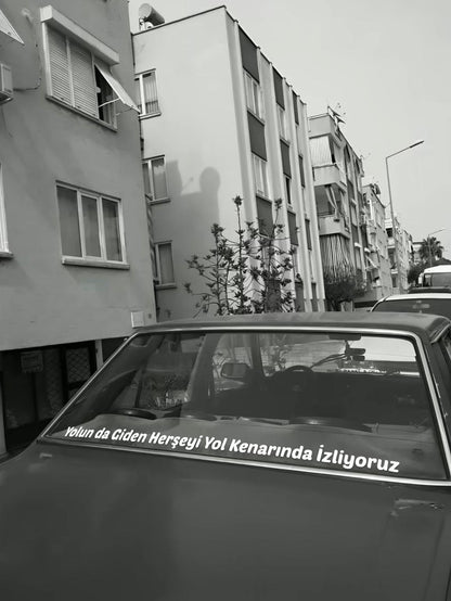 Kişiye Özel Araç Arkası Yazı